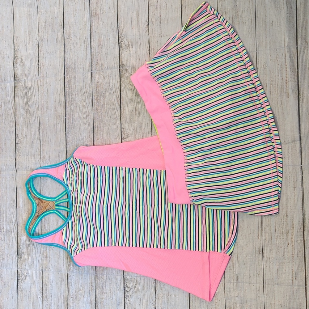 Ivivva Size 14 Racerback Tank Top & Matching Skort